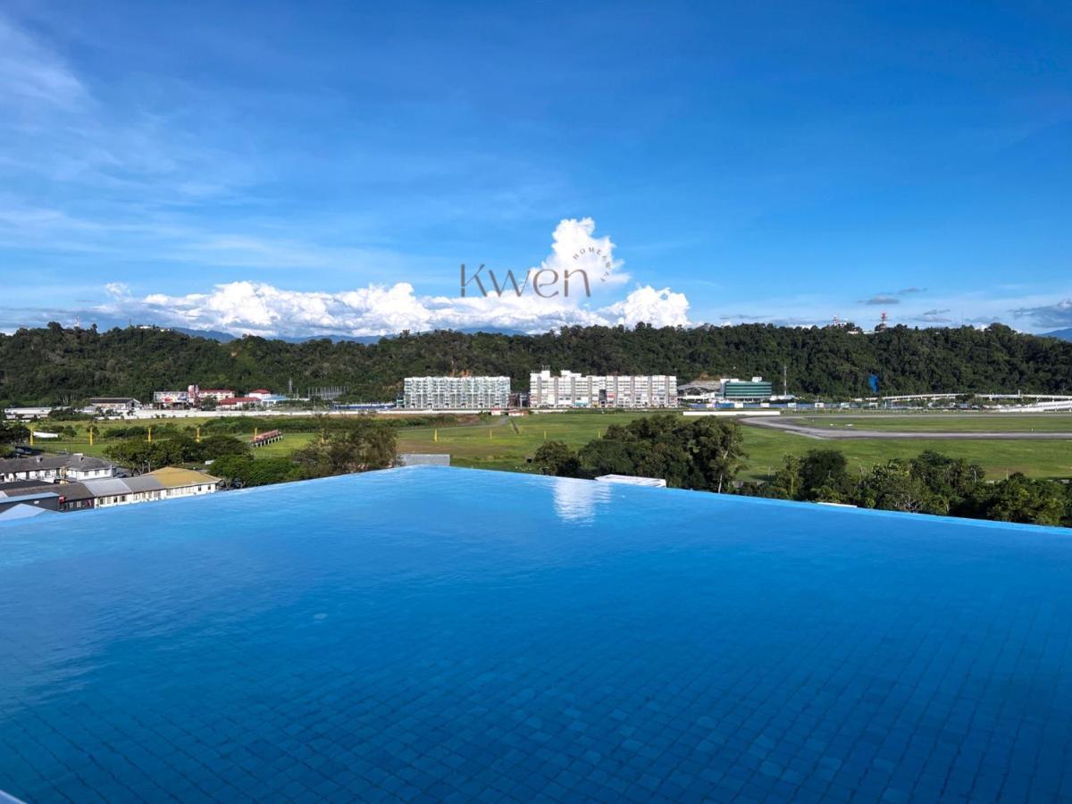 Kwen Suites-Tanjung Aru Infinitypool Seaview/Airport View Kota Kinabalu Exterior foto